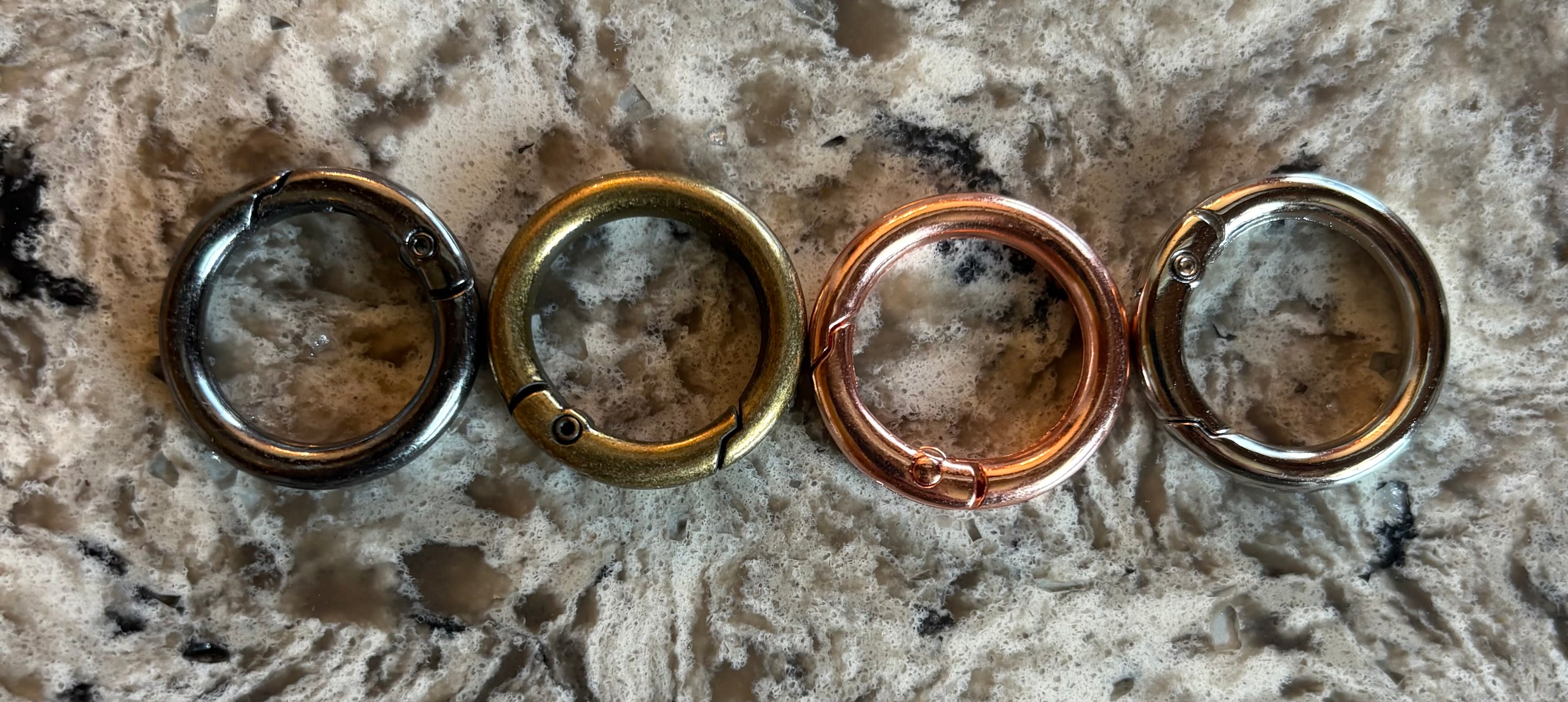 Dookie Girl Keychain - Ring finish options: gun black, gold, rose gold, silver